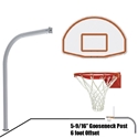 Picture of Gooseneck 54 in. Aluminum Fan Backboard - Flex Rim Goal 656-FABT-FR