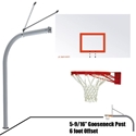 Picture of Gooseneck 72 in. Steel Backboard - Double Rim Goal 656-RS-DR
