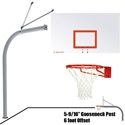 Picture of Gooseneck 72 in. Steel Backboard - Super Goal 656-RS-SG