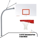 Picture of Gooseneck 72 in. Steel Fan Backboard - Playground Goal 656-RS-UG
