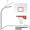 Picture of Gooseneck 60 in. Steel Backboard - Flex Rim Goal 656-ST-FR