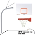 Picture of Gooseneck 60 in. Steel Backboard - Playground Breakaway Goal 656-ST-UB