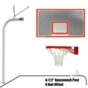 Picture of Gooseneck 72 in. Perforated Steel Board - Double Rim Goal  996-PERF-DR