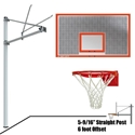 Picture of Straight Post 72 in. Perforated  Steel Backboard -Flex Rim Goal SPA6-PERF-FR