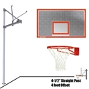 Picture of Straight Post 72 in. Perforated  Aluminum Backboard - Playground Breakaway Goal SPA4-ALP-UB