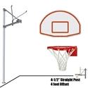 Picture of Straight Post 36 in. Aluminum Fan Backboard - Flex Rim Goal SPA4-FABT-FR
