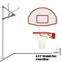 Picture of Straight Post 36 in. Aluminum Fan Backboard - Super Goal SPA4-FABT-SG