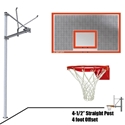 Picture of Straight Post 72 in. Perforated Steel Backboard - Flex Rim Goal SPA4-PERF-FR