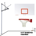 Picture of Straight Post 72 in. Steel Backboard - Double Rim SPA4-RS-DR
