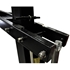 Picture of Jaypro Basketball System - Titan  Adjustable Series (5 in.x 5 in. Pole with 3 ft. Offset) - 60 in. Tempered Glass Backboard, Playground Goal, and Edge/Protector Padding