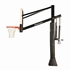 Picture of Jaypro Basketball System - Titan  Adjustable Series (5 in.x 5 in. Pole with 3 ft. Offset) - 60 in. Tempered Glass Backboard, Playground Goal, and Edge/Protector Padding