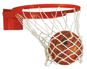 Picture of Bison Baseline Prep 180° Competition Breakaway Basketball Goal For 42" or 48" Boards