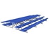 Picture of Jaypro Back-To-Back Double Foot Plank 3 Row Bleacher
