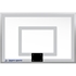 Picture of Jaypro 48"W x 32"H Acrylic Rectangular Outdoor Backboard