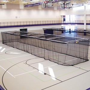 Picture of Jaypro Ceiling Suspended Retractable Batting Cage