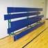Picture of Jaypro 2 Row Single Foot Plank Tip & Roll Powder Coated Bleachers