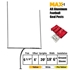 Picture of Jaypro Football Goal Posts - 6-5/8 in. Pole | 6 ft. Offset | 20 ft. Uprights | 18 ft.-6 in. Wide [C] |Semi-Perm - Max-1