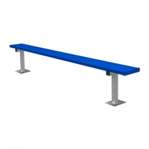 Picture of Jaypro Surface Mount Powder Coated Player Benches