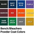 Picture of Jaypro In-Ground Powder Coated Player Benches
