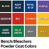 Picture of Jaypro Wall-Mounted Powder Coated Player Benches