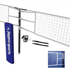 Picture of Jaypro Carbon Ultralite Volleyball Net Center Upright System for 3 in. Floor Sleeve