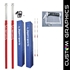 Picture of Jaypro Hybrid Steel Volleyball Net System with Custom Graphics for 3 in. Floor Sleeve