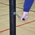 Picture of Jaypro PowerLite Volleyball System with Custom Graphics for 3 in. Floor Sleeve
