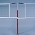 Picture of Jaypro Hybrid Steel Volleyball Net Center Upright System with Custom Graphics for 3 in. Floor Sleeve