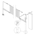 Picture of Jaypro FeatherLite Volleyball Net Center Upright System with Custom Graphics for 3 in. Floor Sleeve