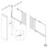 Picture of Jaypro PowerLite Volleyball Net Center Upright System with Custom Graphics for 3 in. Floor Sleeve