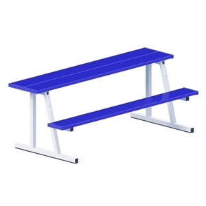 Picture of Jaypro Outdoor Powder Coated Portable 7-1/2 ft. Scorer Table with Bench