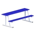 Picture of Jaypro Outdoor Powder Coated Portable 7-1/2 ft. Scorer Table with Bench