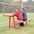 Picture of Jaypro Outdoor Powder Coated Portable 7-1/2 ft. Scorer Table with Bench