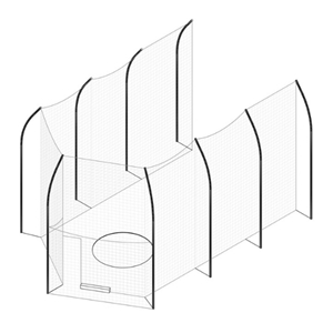 Picture of Gill World Athletics 6M Aluminum Discus Cage