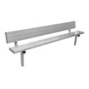 Picture of Gill Stationary Aluminum Benches with Back