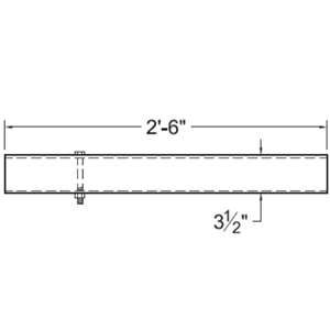Picture of Gill Batting Cage Ground Sleeve For 2-7/8" OD Upright