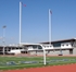 Picture of Gill Aluminum College Plate Mount Football Goals
