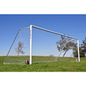 Picture of Fold-A-Goal 6' x 18' Semi Permanent 4″ Round Goals with Built in Clip Channel