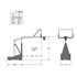 Picture of Porter 1135 Manual 8' Extension Competition Portable Basketball Backstops