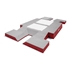 Picture of Gill G6 Double Front Pole Vault Landing System