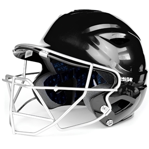 Picture of All-Star S7 Adult Batting Helmet With Attached Cage