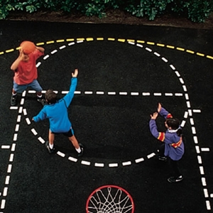 Picture of BSN Basketball Court Stencil
