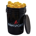 Picture of BSN Bucket with Yellow Lacrosse Balls