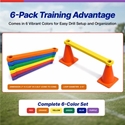 Picture of Pull-Buoy Cone and Foam Crossbar Set - 6 Color
