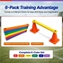 Picture of Pull-Buoy Cone and Foam Crossbar Set - 6 Color