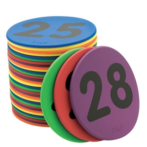 Picture of 5 in. Numbered Spots Color my Class