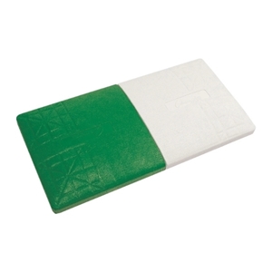 Picture of Champion Sports Green/White Pro Double First Base Set With Anchors