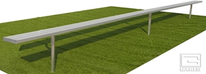 Picture of Gared Inground Spectator Bench without Back