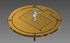 Picture of Gared 6-5/8" Brass Floor Cover Plate