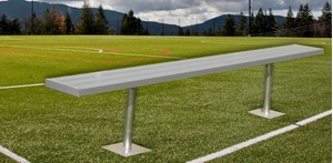 Picture of Gared Surface Mount Spectator Bench without Back